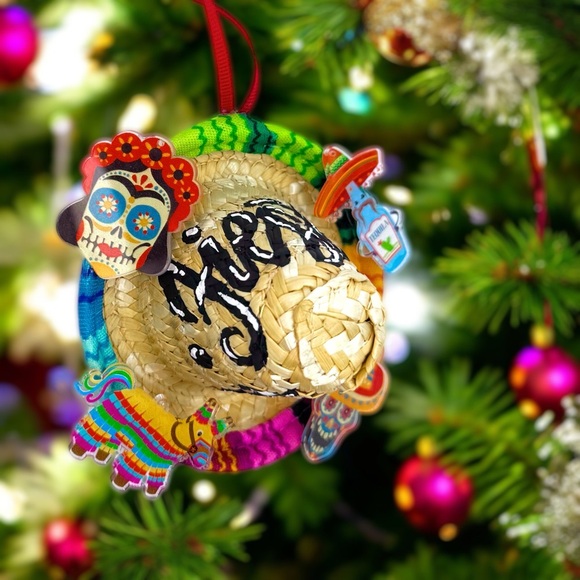 Sombrero "Fiesta Time!" Handmade Christmas Ornament - 2024 Edition✨🎉 - Picture 13 of 14